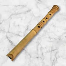 Takeji Shakuhachi Kinko 1 Shaku 5 Sun 46cm Silver Joint 320g 5 Hole Used