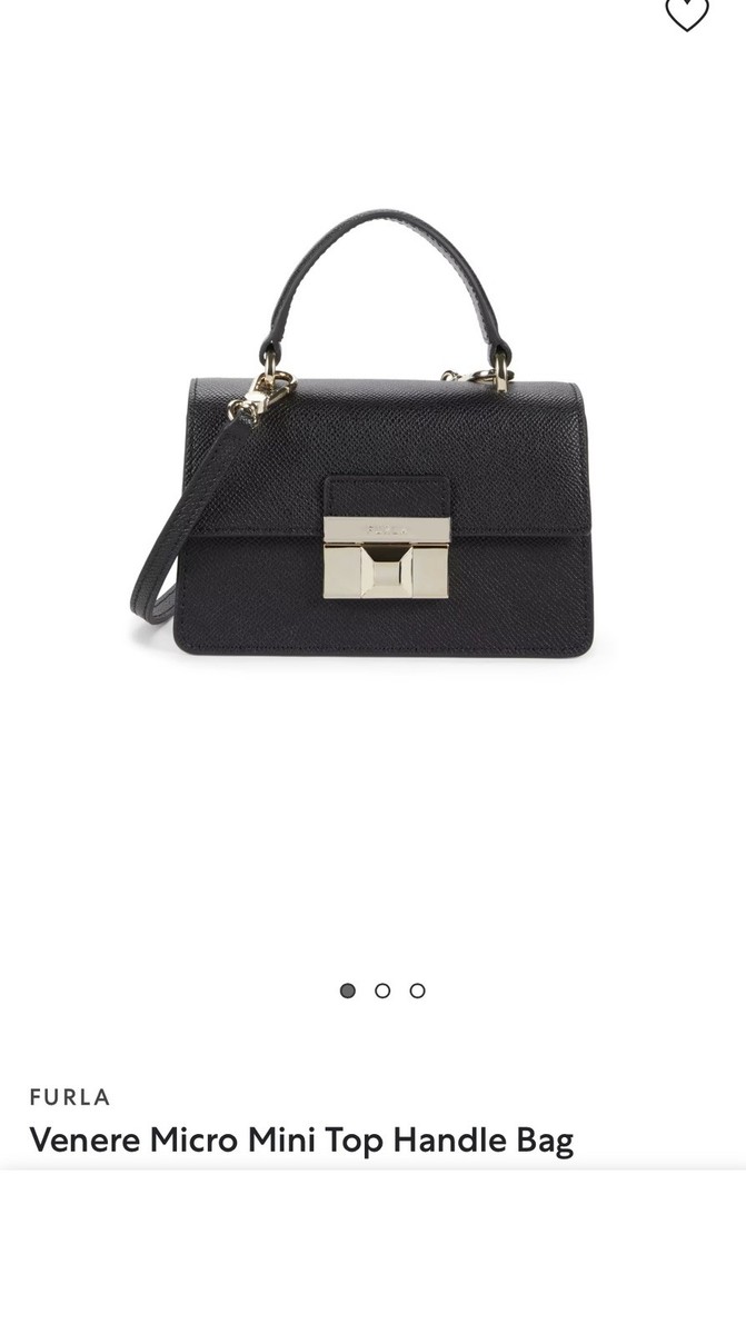FURLA Venere Micro Mini Top Handle Bag | eBay