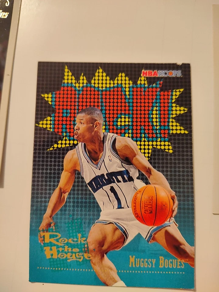 Баскетбольные карточки Muggsy Bogues 6 штук 1995-1996 Topps NBA Hoops - Изображение 4 из 4