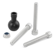 for RAM RAM-B-367U Motorcycle Handlebar Clamp Base Mount with 1" Ball  M8