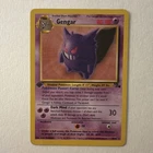 Pokémon TCG Gengar Fossil 1st Edition Rare Stage 2 80 HP 20/62 Regular English