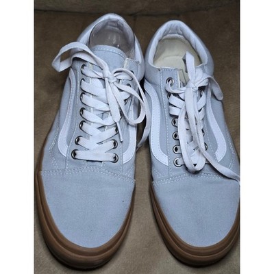 Vans Off The Wall Casual Men's  Gray Canvas Sneakers Men's 9.5 Women's Size 11