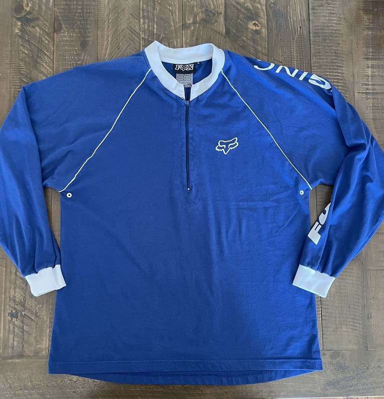 Dirtbike Jersey Vintage 2000’s Fox Racing Long Sleeve Tee Shirt Motorbike XL 