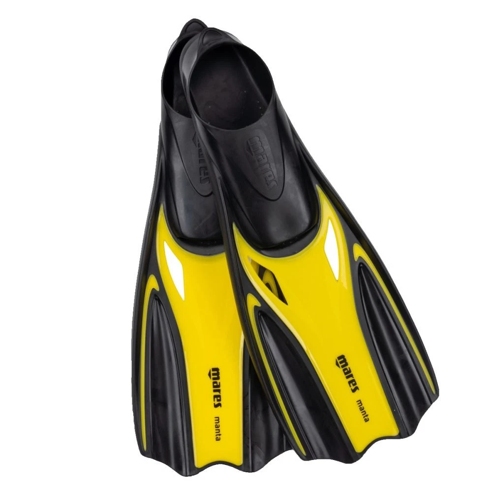 Mares Manta Schnorchelflossen Erwachsene schwarz gelb