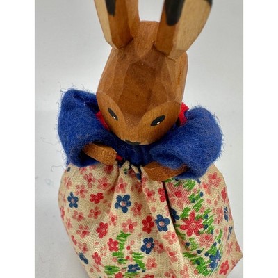 Lotte Sievers-Hahn Wooden Rabbit Figurines | eBay