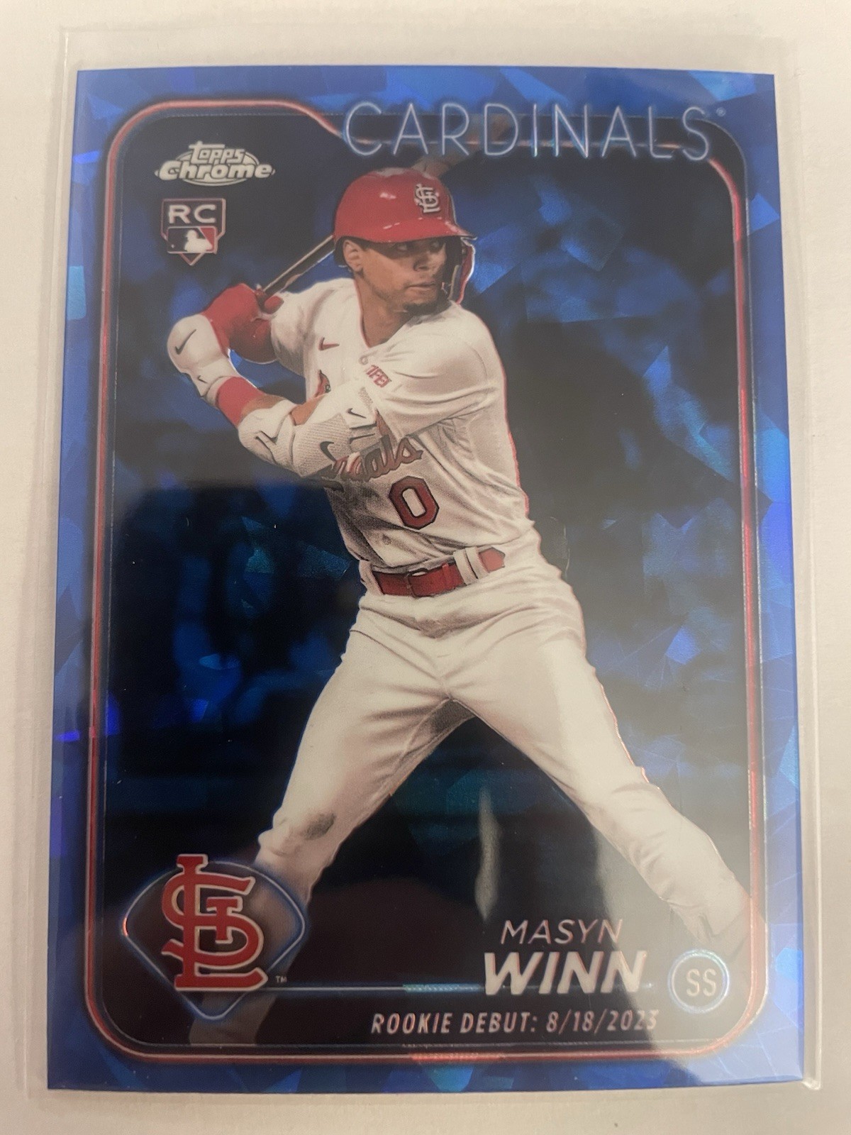 2024 Topps Chrome Update Series Sapphire Edition (RC) Debut Masyn Winn #USCS272