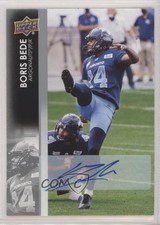2022 Upper Deck CFL Auto Boris Bede #55 Auto 1o9l