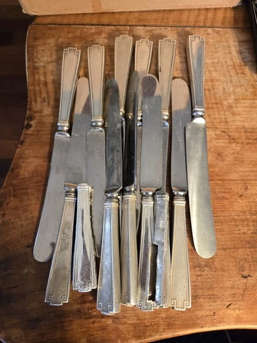 12 Gorham Sterling Knife Handles. 925