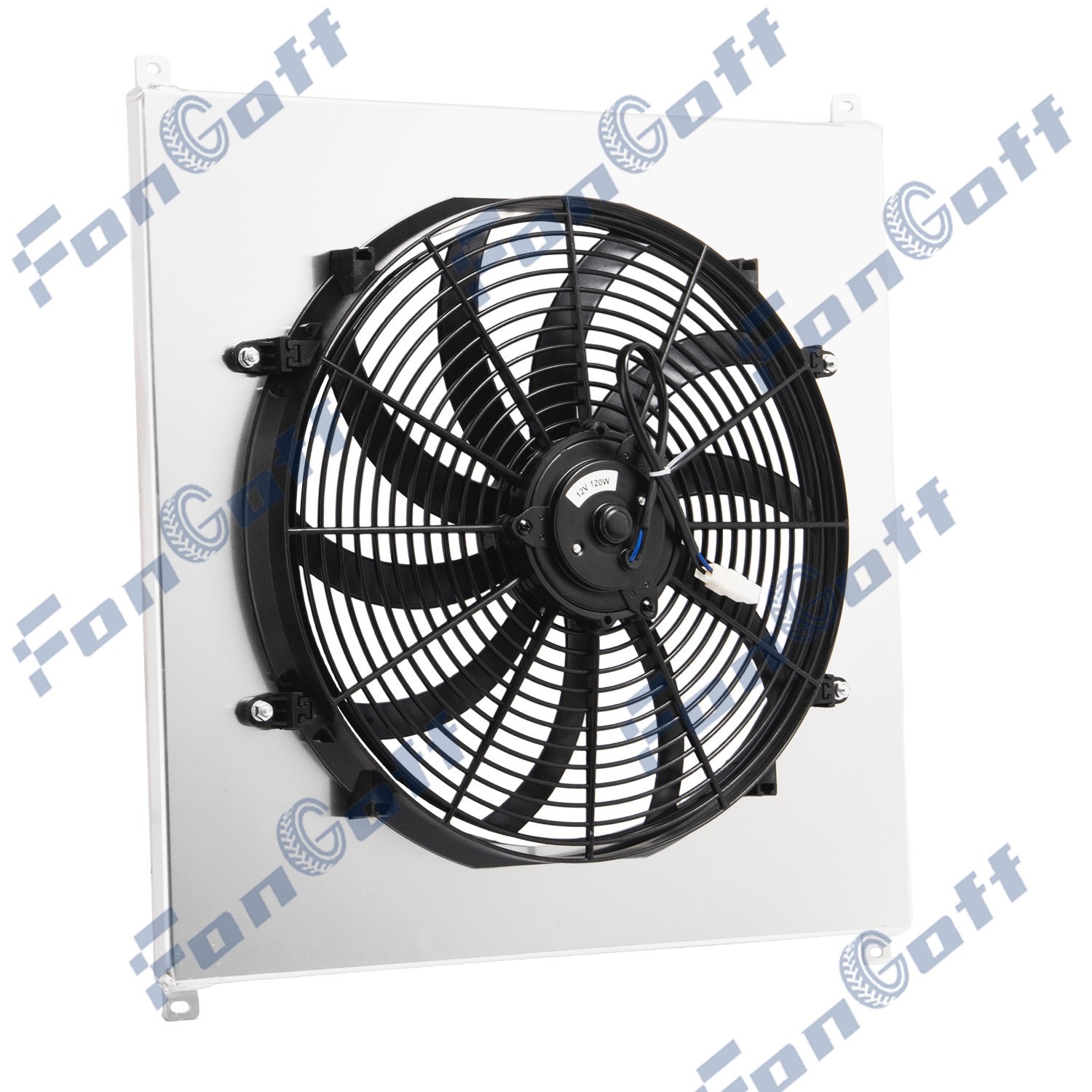 Aluminum Shroud Fan For 1942 1943 1944 1945-1952 1948 Ford F1 F2 F3 F4 Pickup V8