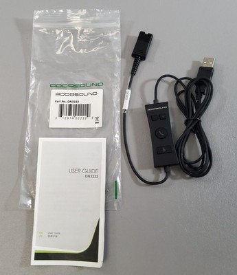 Addasound DN3222 Microsoft QD to USB Call Control Cable  Brand New