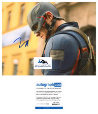 WYATT RUSSELL AUTOGRAPH SIGNED 8x10 PHOTO CAPTAIN AMERICA MARVEL ACOA