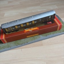 Vintage Hornby R.233 Pullman Coach Brake 1st. Brown & Cream, Boxed