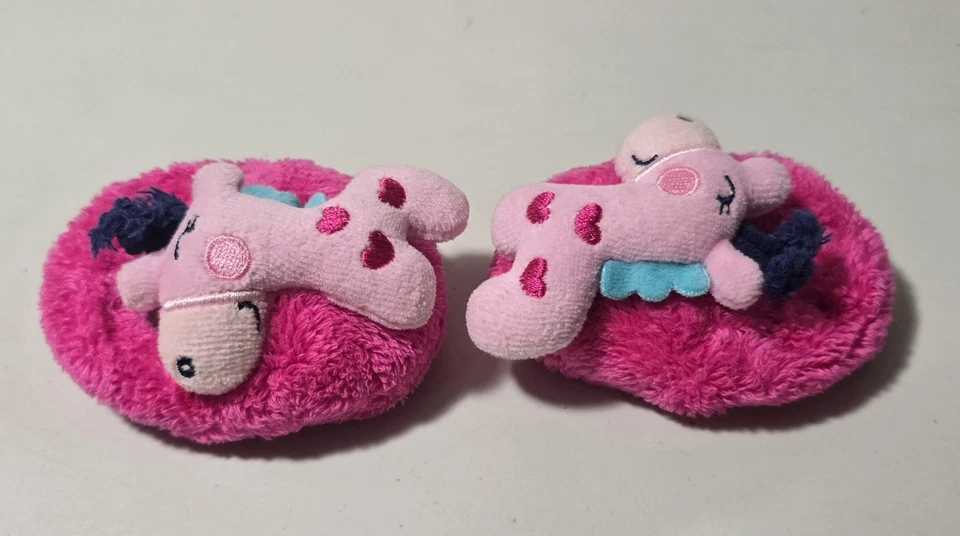 Zapatillas Bebé Gerber 2 Pares Talla 0-6mos Mariposa Jirafa Foto 3 de 4