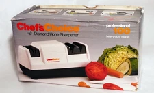 Chef's Choice Diamond Hone Knife Sharpener Model 100 Trizor Edge READ FULL AD