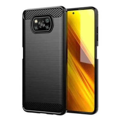 Xiaomi Poco X3 NFC / X3 Pro Case - Shockproof Carbon Protection Cover