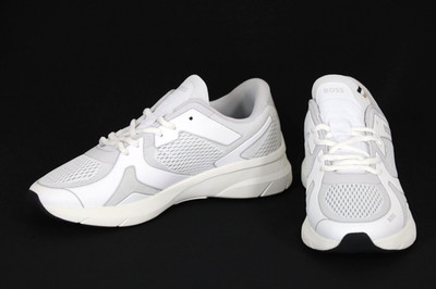 HUGO BOSS Sneaker, Mod. Owen_Runn_empr, Gr. 42 / UK 8 / US 9, White