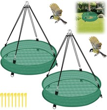 2Pcs Bird Seed  Shell Catcher Tray for Hanging Bird Feeder Platform, Birdseed H