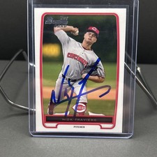 2012 Topps Bowman 1st Nick Travieso IP Autographed Card