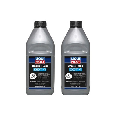 Set of 2 Brake Fluid DOT 4 1 L Liqui Moly 22078