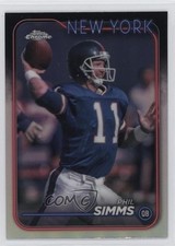 2024 Topps Chrome Refractor Phil Simms #140 1eh5