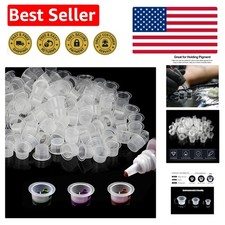 1000 Disposable 9mm Tattoo Ink Caps - Quality Pigment Cups