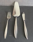 3 GORHAM STERLING SILVER FORK 7", BUTTER KNIFE 7”, CAKE KNIFE 11” See Pic