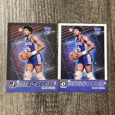 2018-19 Donruss Optic #21 Julius Erving Retro Series + Donruss 