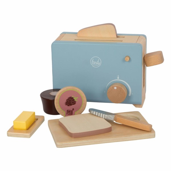 Legler Toaster-Set Tasty, KüChenspielzeug Spielzeug Kaufladen ZubehöR Holz-image