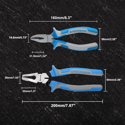 SPEEDWOX Glass Running Pliers and Breaker Grozer Pliers Set 2 Pcs with 2 Pair of SPEEDWOX Glass Running Pliers and Breaker Grozer Pliers Set 2 Pcs with 2 Pair of
