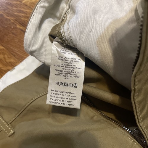 Pantalones chinos recortados curvos Anthropologie Maeve barril bronce nuevos con etiquetas $148 EE. UU. 6 - Imagen 5 de 12