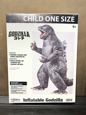 Godzilla Inflatable Costume Child ONE Size by Rubies EUC TESTED