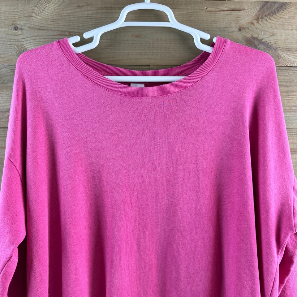 Livi Active Womens Sweatshirt Pullover Relaxed Fit Split Hem Lane Bryant 22 24 - Image 2 of 4