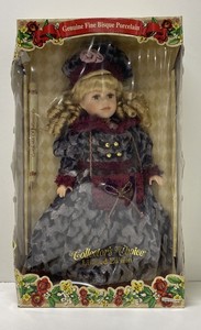Victorian Dandee Collector's Choice Blonde hair, Gray dress Porcelain Doll