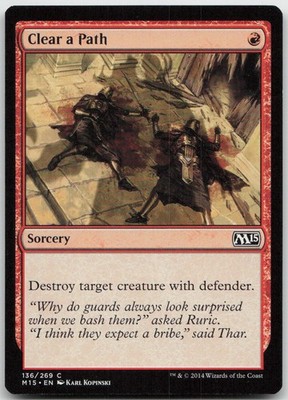 Clear a Path (136) Magic 2015 (M15) NM - MTG