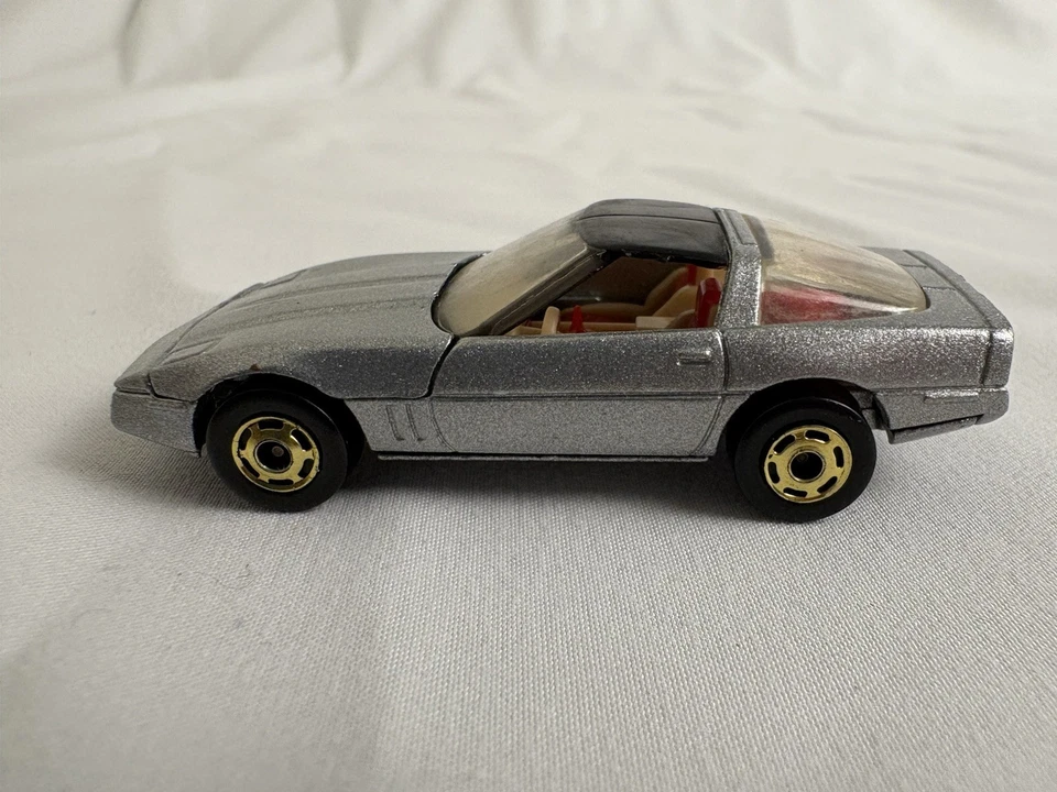 Винтажный 1982 Hot Wheels серебро 80-х CORVETTE черный стены золото колеса красный багаж - Изображение 4 из 4