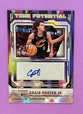 2023-24 Panini Recon Basketball: Craig Porter Jr. True Potential  (AU,RC) /25