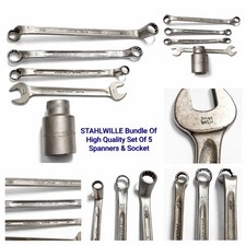 Stahlwille Spanners & Socket – German Quality Tool Set Ring Spanners Open Ended