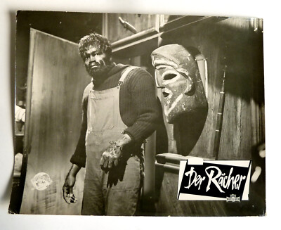 EDGAR WALLACE Der Rächer AUSHANGFOTO #29 German LC ´60 HEINZ DRACHE Kinski LITTO