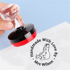 Custom Seal Design Stamp Self-Inking Personalized Rubber Stamps for Business