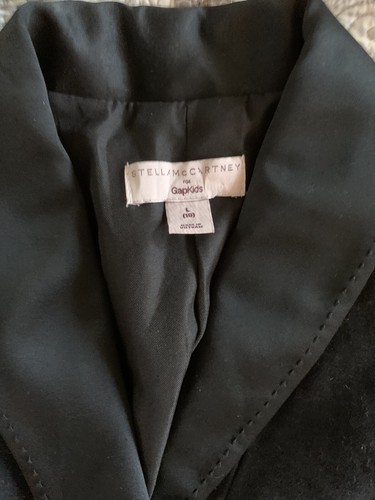 Stella McCartney for Gap Kids - Velveteen Tuxedo Jacket Blazer Size L 10 - Picture 2 of 2