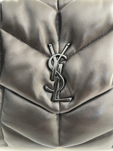 Saint Laurent Loulou Puffer - Medium Size, Iconic Black On Black, Mint Condition - Picture 5 of 16