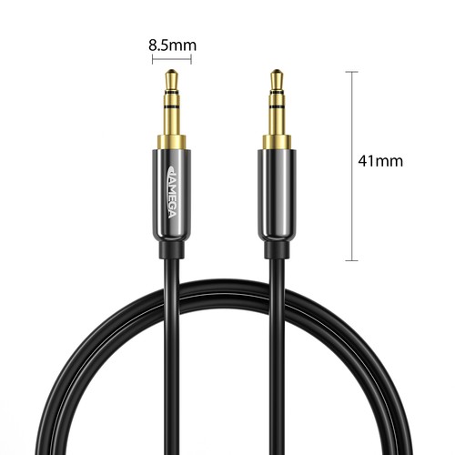 0,5m AUX Kabel 3,5mm Klinke-Stecker Stereo | für Handy MP3 iPhone TV Boxen 50cm - Bild 8 von 8