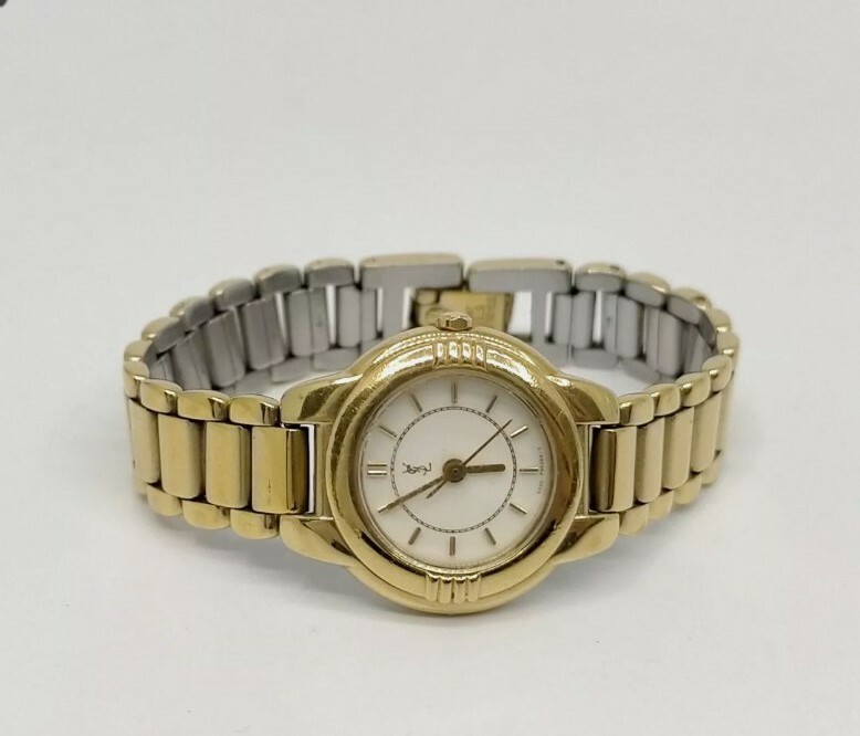 Yves Saint Laurent Watch 5930-91482 23mm Women's Gold | eBay Yves Saint Laurent Watch 5930-91482 23mm Women's Gold | eBay