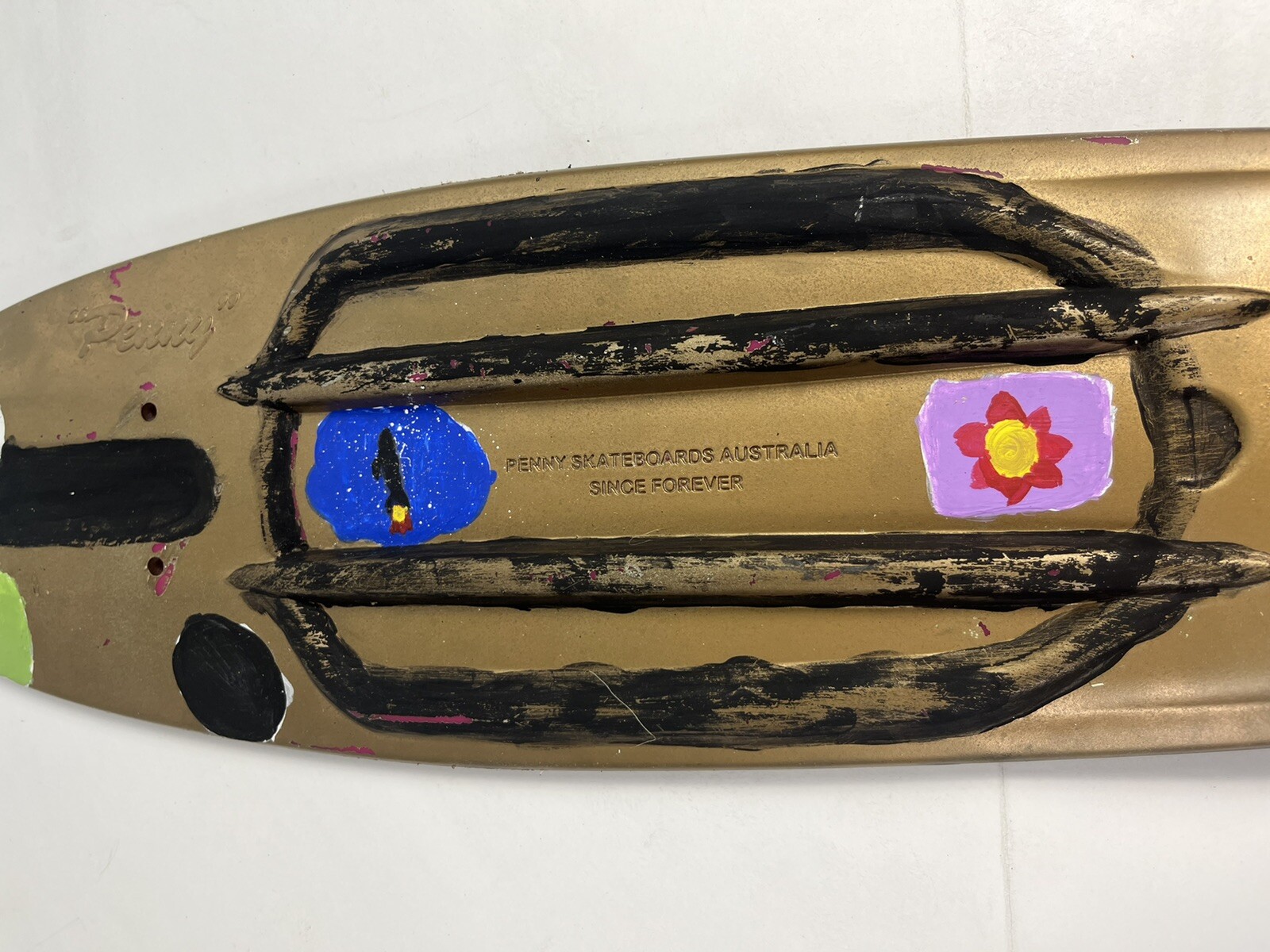 Penny Skateboard 22" Gold & Black Board ONLY