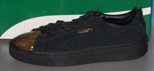 puma black and gold womens