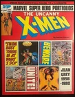 VINTAGE: MARVEL SUPER HERO PORTFOLIOS:  The X-Men  (4) 11X14 ART PRINTS 1980