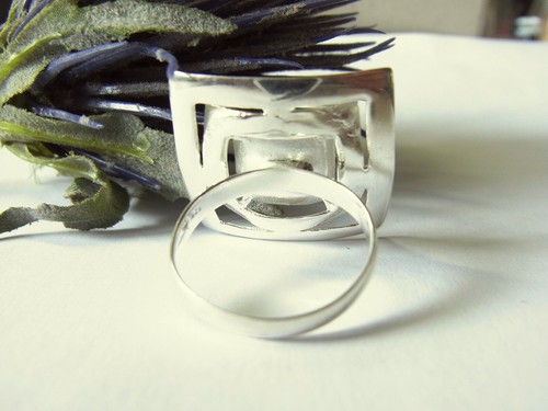 SCHMUCK-STCK Ring SILBER PERLE NEU HÄNGER Süßwasser 18 57 - Picture 4 of 4