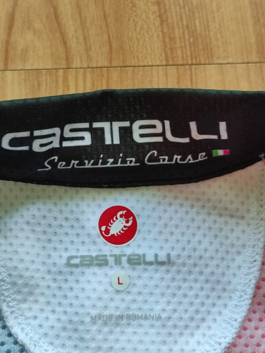 Camiseta deportiva de ciclismo profesional Castelli Servizio Corse para hombre talla: L ¡NUEVA! - Imagen 7 de 16