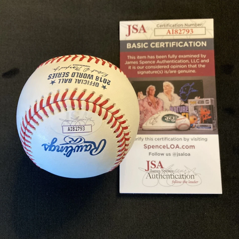 Drew Pomeranz Signed 2018 World Series Baseball Autographed Red Sox ~ JSA COA - Image 2 of 2