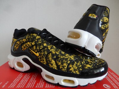 WMNS NIKE AIR MAX PLUS BLACK-SPEED YELLOW-WHITE SZ 9 [CT1555-001